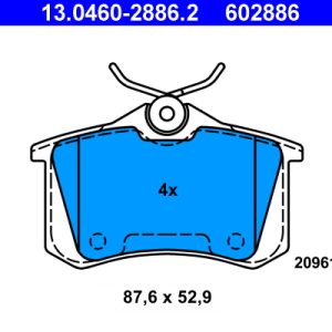 Set placute frana ATE 13.0460-2886.2 – VW | AutoRival