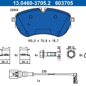 Set placute frana ATE 13.0460-3705.2 – VW | AutoRival