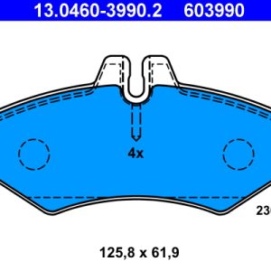 Set placute frana ATE 13.0460-3990.2 – VW | AutoRival