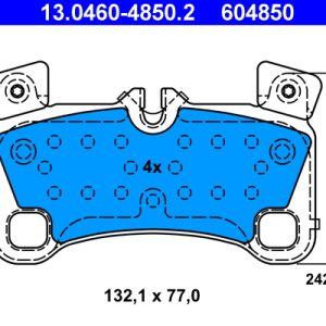 Set placute frana ATE 13.0460-4850.2 – VW | AutoRival