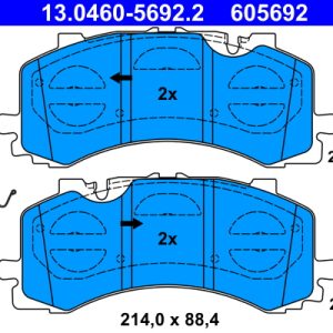 Set placute frana ATE 13.0460-5692.2 – VW | AutoRival