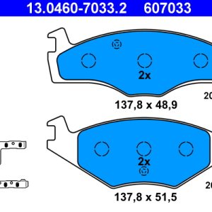 Set placute frana ATE 13.0460-7033.2 – VW | AutoRival