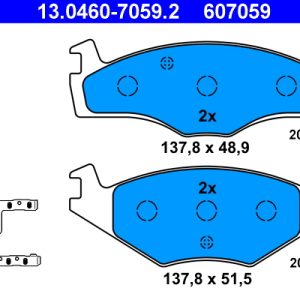Set placute frana ATE 13.0460-7059.2 – VW | AutoRival