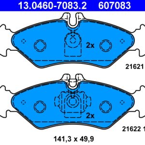 Set placute frana ATE 13.0460-7083.2 – VW | AutoRival