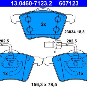 Set placute frana ATE 13.0460-7123.2 – VW | AutoRival