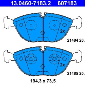 Set placute frana ATE 13.0460-7183.2 – VW | AutoRival