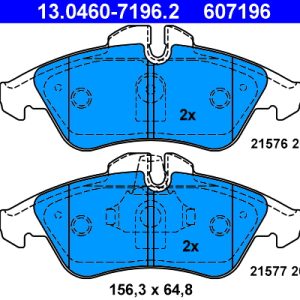 Set placute frana ATE 13.0460-7196.2 – VW | AutoRival