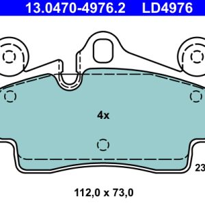 Set placute frana ATE 13.0470-4976.2 – VW | AutoRival