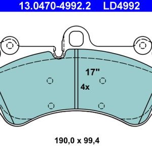 Set placute frana ATE 13.0470-4992.2 – VW | AutoRival