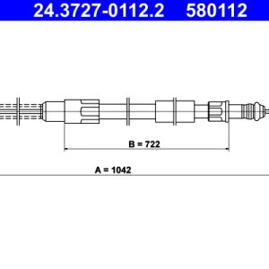 Cablu frana de parcare ATE 24.3727-0112.2 – VW | AutoRival
