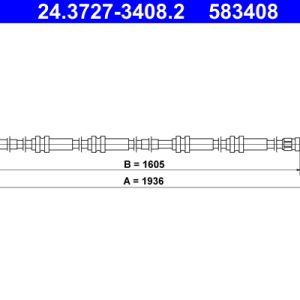 Cablu frana de parcare ATE 24.3727-3408.2 – VW | AutoRival
