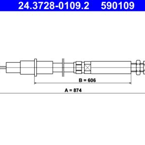Cablu ambreiaj ATE 24.3728-0109.2 – VW | AutoRival