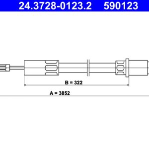 Cablu ambreiaj ATE 24.3728-0123.2 – VW | AutoRival
