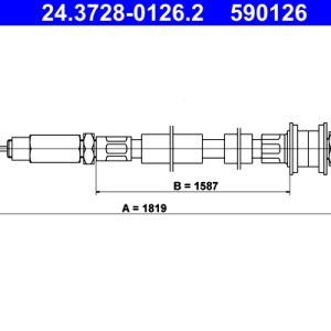 Cablu ambreiaj ATE 24.3728-0126.2 – VW | AutoRival
