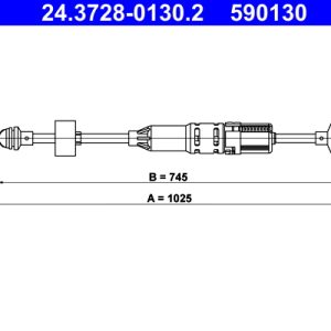 Cablu ambreiaj ATE 24.3728-0130.2 – VW | AutoRival