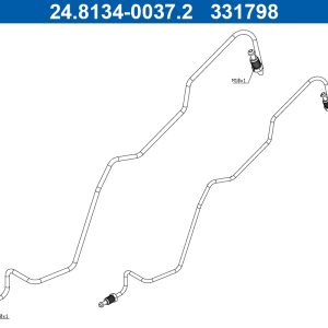 Conducte frana ATE 24.8134-0037.2 – VW | AutoRival