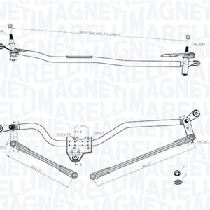 Legaturi stergator parbriz MAGNETI MARELLI 085570750010 – VW | AutoRival