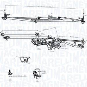 Legaturi stergator parbriz MAGNETI MARELLI 085570752010 – VW | AutoRival
