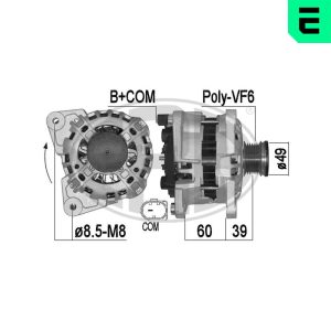 Alternator ERA 209520A – VW | AutoRival