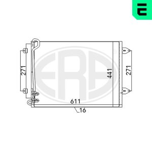 Condensator climatizare ERA 667044 – VW | AutoRival