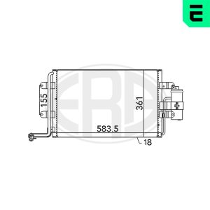 Condensator climatizare ERA 667062 – VW | AutoRival