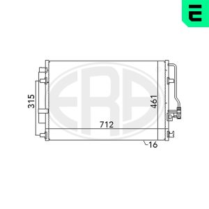 Condensator climatizare ERA 667110 – VW | AutoRival