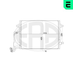 Condensator climatizare ERA 667153 – VW | AutoRival
