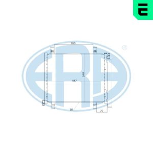 Condensator climatizare ERA 667256 – VW | AutoRival