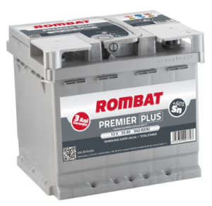 Baterie auto ROMBAT PREMIER PLUS 5552K10054, 55 AH, 540 A,12 V, 207 x 175 x 190 mm