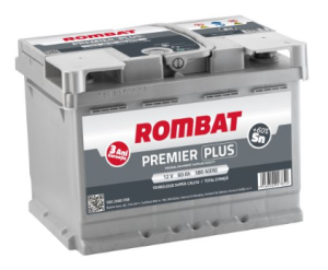 Baterie auto ROMBAT PREMIER PLUS 5602K80058, 60 Ah, 580 A, 12 V, 242 x 175 x 175 mm