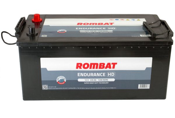 Baterie camion ROMBAT ENDURANCE HD 7355LF3120, 235 Ah, 1200 A, 12 V, 518 x 273 x 236 mm, borna dreapta minus
