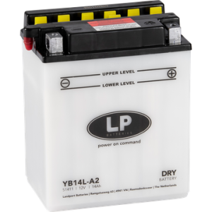 Baterie moto LANDPORT YB14L-A2, 12 V, 14 Ah, 180 A, cu pachet acid
