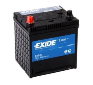 Baterie auto EXIDE Excell EB505, 50 Ah, 12V, 360 A, 200x173x222 mm, borna stanga plus