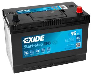 Baterie auto EXIDE EFB Start-Stop EL954, 95 Ah, 12V, 800 A, 306x173x222 mm