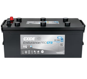 Baterie auto EXIDE EndurancePRO EFB EX1803, 12 V, 180 Ah, 1000 A, 513x223x223 mm, borna stanga plus