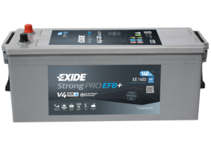 Baterie auto EXIDE Stong PRO EFB+ EE1403, 12 V, 140 Ah, 800 A, 513x189x223 mm, borna stanga plus