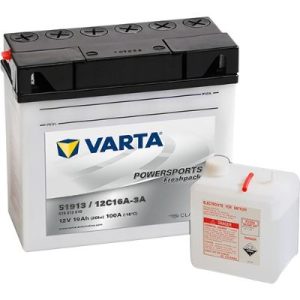 Baterie moto VARTA POWERSPORTS Freshpack 519013010 I314, 12 V, 19 Ah, 100 A, 186x82x171 mm