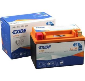 Baterie moto EXIDE Li-Ion ELTX9, 12 V, 3 Ah, 180 A, 150x90x105 mm
