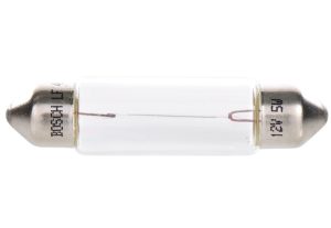 Bec iluminare numar circulatie SV8,5 12V 5W 11/41mm BOSCH PURE LIGHT 1 987 302 225, se vinde la set de 10 bucati/pret pe bucata