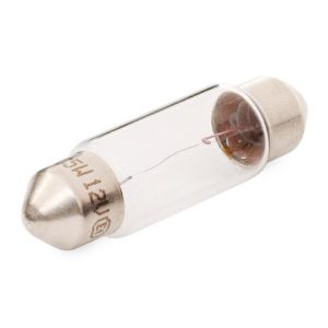 Bec auto iluminare numar circulatie SV8.5 12V 5W 11/35mm C5W, VALEO Essential 032217 (se vinde la set de 10 / pret per bucata)