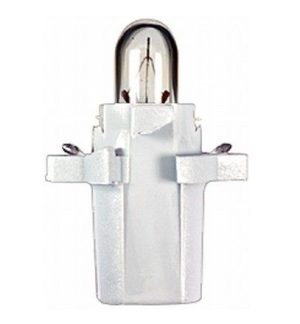 Bec auto iluminare bord, cu mufa, 12V 2W B8.3d, alb, HELLA Standard 8GA 007 997-001, se vinde la set de 10 bucati/pret pe bucata