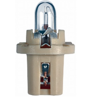 Bec auto incandescent, cu mufa, BX8.5d 12V 1.5W, HELLA Standard 8GA 007 997-161, se vinde la set de 10 bucati/pret pe bucata