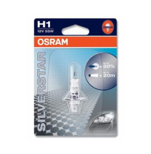Bec auto H1 12V 55W OSRAM Silverstar 64150SVS-01B