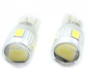Set 2 becuri LED auto CARGUARD MTR CLD013, T10, 12V, 2.5W, pentru lumini de pozitie