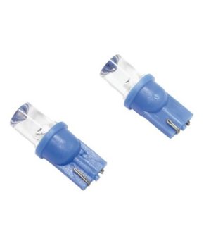 Set 2 becuri LED auto pentru lumini de stationare CARPRISS 70740011, T10, 12V, 5W, W2.1x9.5d, albastru