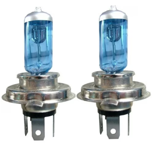 Set 2 becuri auto pentru far faza lunga CARPRISS 70721056, H4, 12V, 60/ 55W, P43t, imitatie xenon, +30 intensitate luminoasa