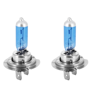 Set 2 becuri auto pentru far faza lunga CARPRISS 70721063, H7, 12V, 55W, PX26d, imitatie xenon, +60 intensitate luminoasa