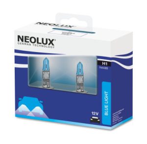 Set 2 becuri auto NEOLUX Blue Light N448N, H1, 12V, 55W, P14.5s