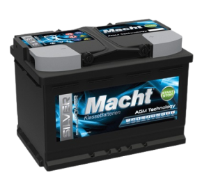 Baterie auto MACHT SILVER AGM 109343, tensiune 12 V, amperaj 105 Ah, curent pornire 950 A, 393 x 175 x 190 mm