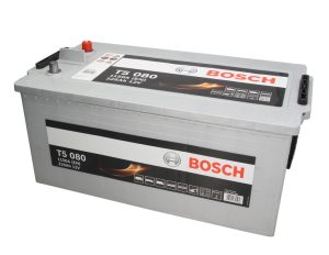 Baterie camion BOSCH T5 0 092 T50 800, tensiune 12 V, amperaj 225 Ah, curent pornire 1150 A, borna inversa stanga +